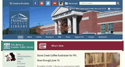 Desktop Screenshot of franklinpubliclibrary.org